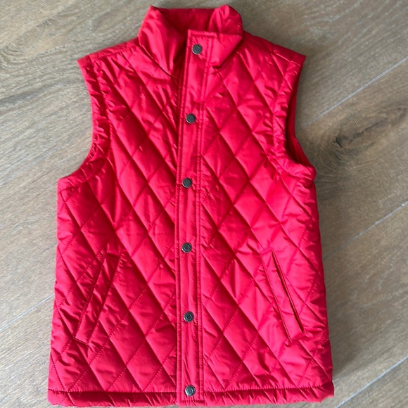 Janie and Jack boy red vest. Size 7-8 - Picture 3 of 9